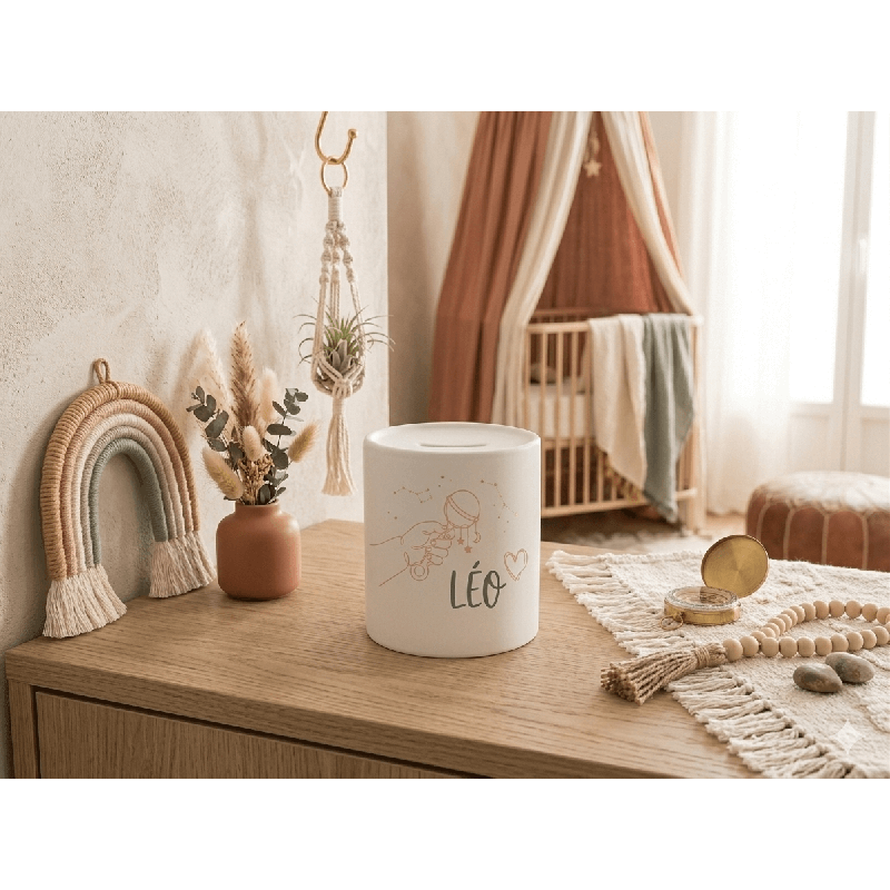 Tirelire Personnalisable Céramique Douceur