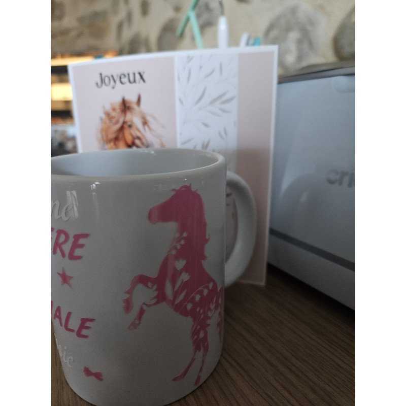 Mug personnalisé en céramique - Cadeau unique-Amoureux des chevaux
