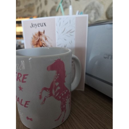 Mug personnalisé en céramique - Cadeau unique-Amoureux des chevaux