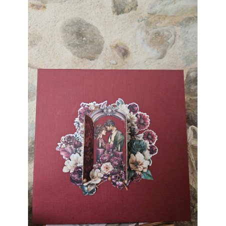 Album photo scrapbooking personnalisé fait main