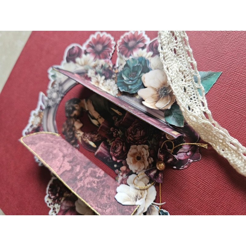 Album photo scrapbooking personnalisé fait main