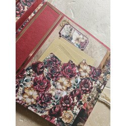 Album photo scrapbooking personnalisé fait main