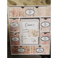 Coffret naissance pour petite fille, glissez-y tous les petits souvenirs précieux de bébé