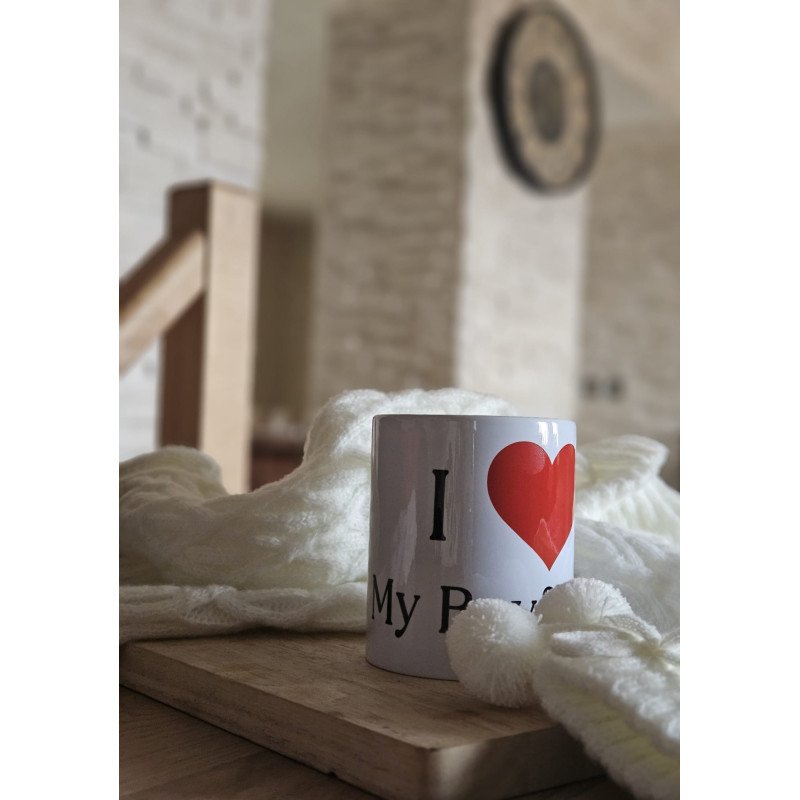 Mug romantique I Love My Boyfriend – Cadeau amoureux