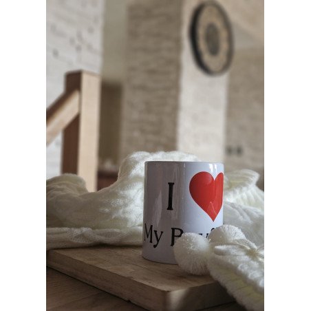 Mug romantique I Love My Boyfriend – Cadeau amoureux